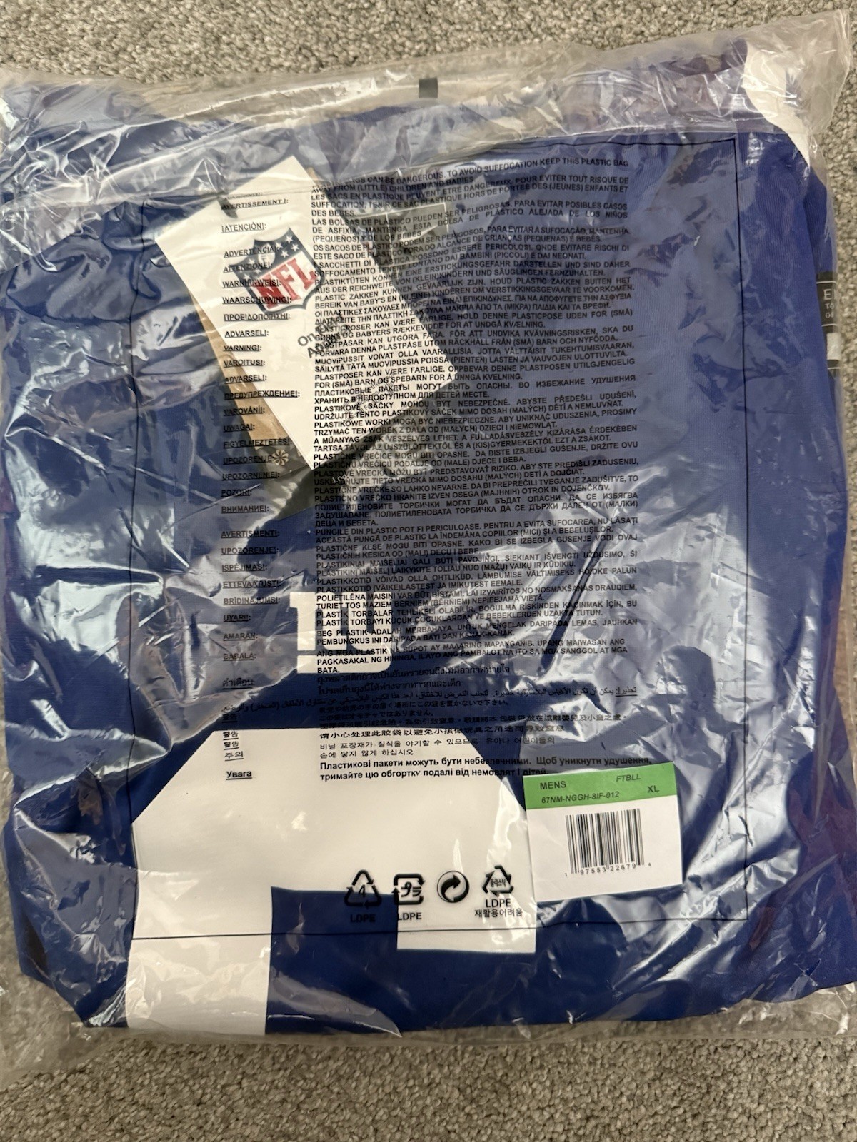 Men\'s X-Large Nike Royal Jaxson Dart Jersey New York Giants Men\'s X-Large Nike Royal Jaxson Dart Jersey New York Giants