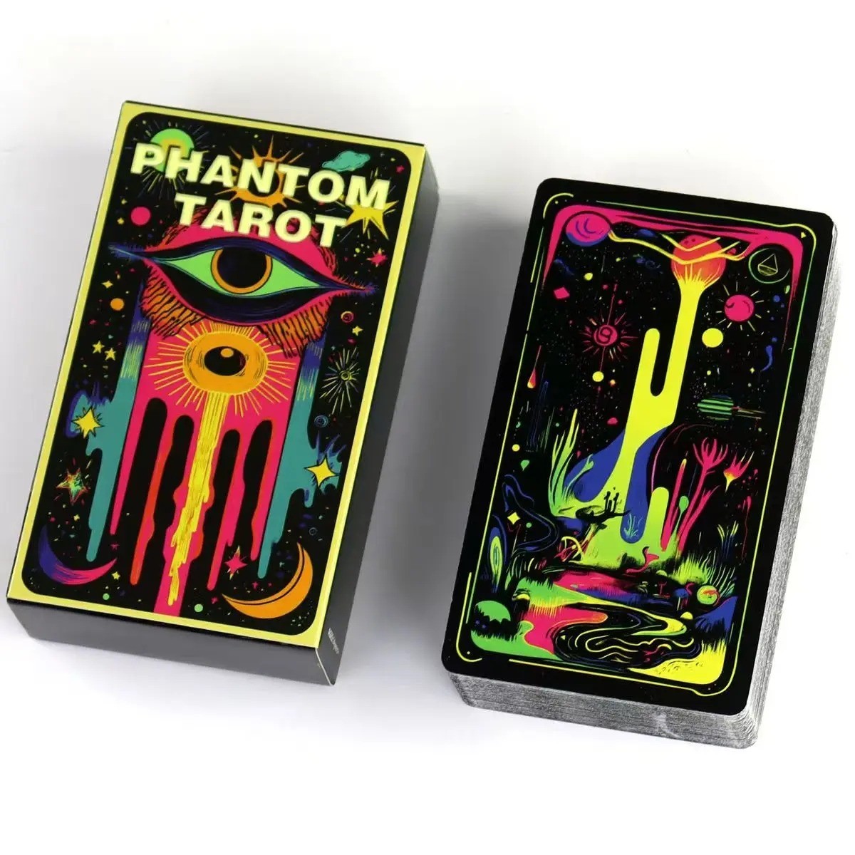 Phantom Tarot Deck 78 Cards | 10.3x6cm (4.1x2.4in) Rider-Waite System