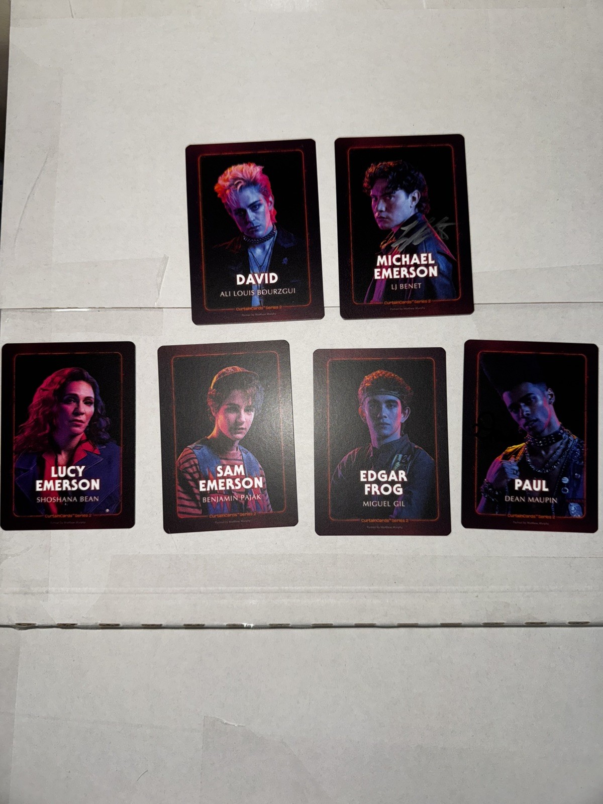 The Lost Boys Trading Cards With One Signed Card The Lost Boys Trading Cards With One Signed Card