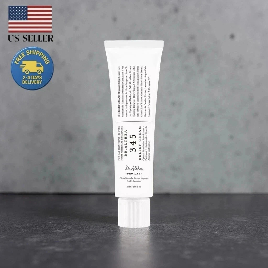 Dr. Althea 345 Relief Daily Face Moisturizer Cream 50ml 1.69 fl oz