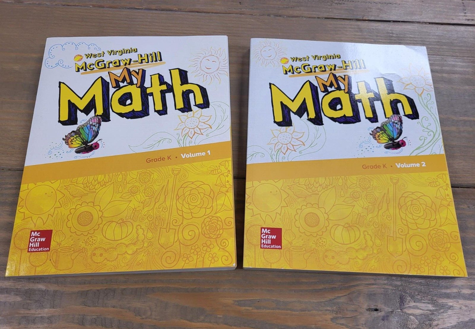 NEW -McGraw Hill My Math Student Workbooks Vol 1 & 2 Grade K Published 2019 (WV) NEW -McGraw Hill My Math Student Workbooks Vol 1 & 2 Grade K Published 2019 (WV)