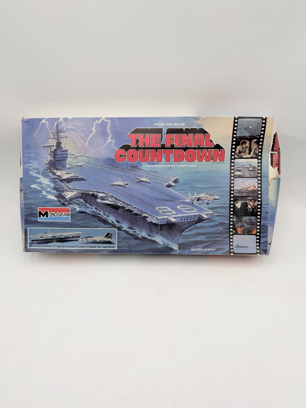 RARE THE FINAL COUNTDOWN USS NIMITZ & F-14 MODEL KIT SET MONOGRAM New Open Box RARE THE FINAL COUNTDOWN USS NIMITZ & F-14 MODEL KIT SET MONOGRAM New Open Box