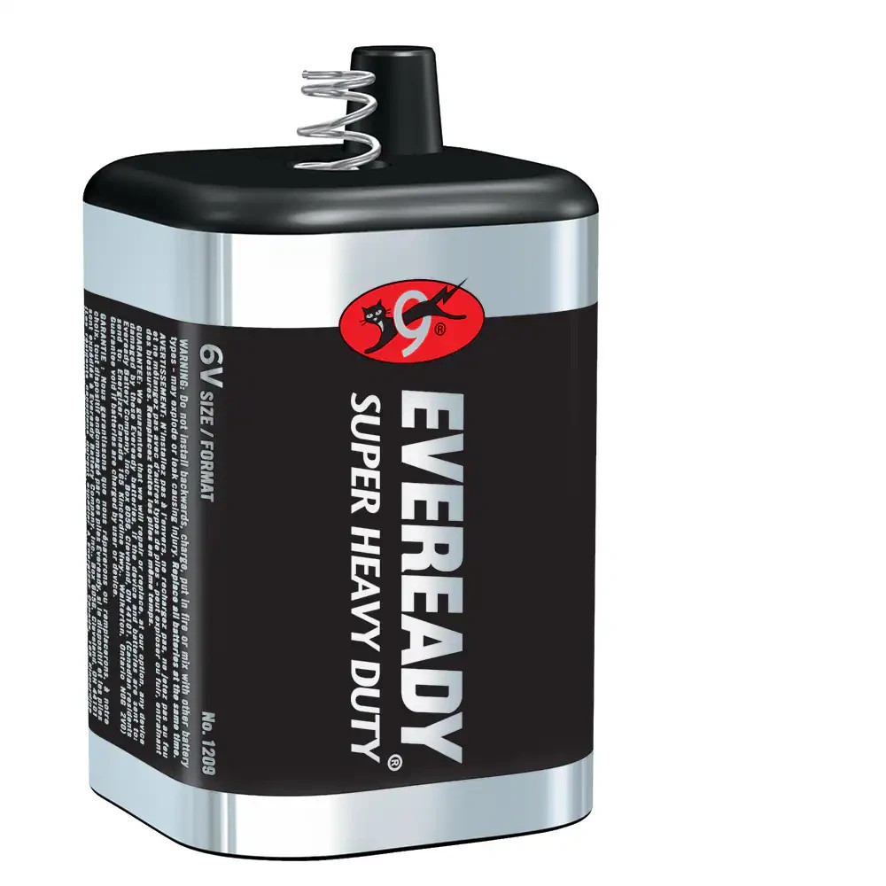 EVEREADY 6V Battery, Super Heavy Duty 6 Volt Battery, 1 Count EVEREADY 6V Battery, Super Heavy Duty 6 Volt Battery, 1 Count