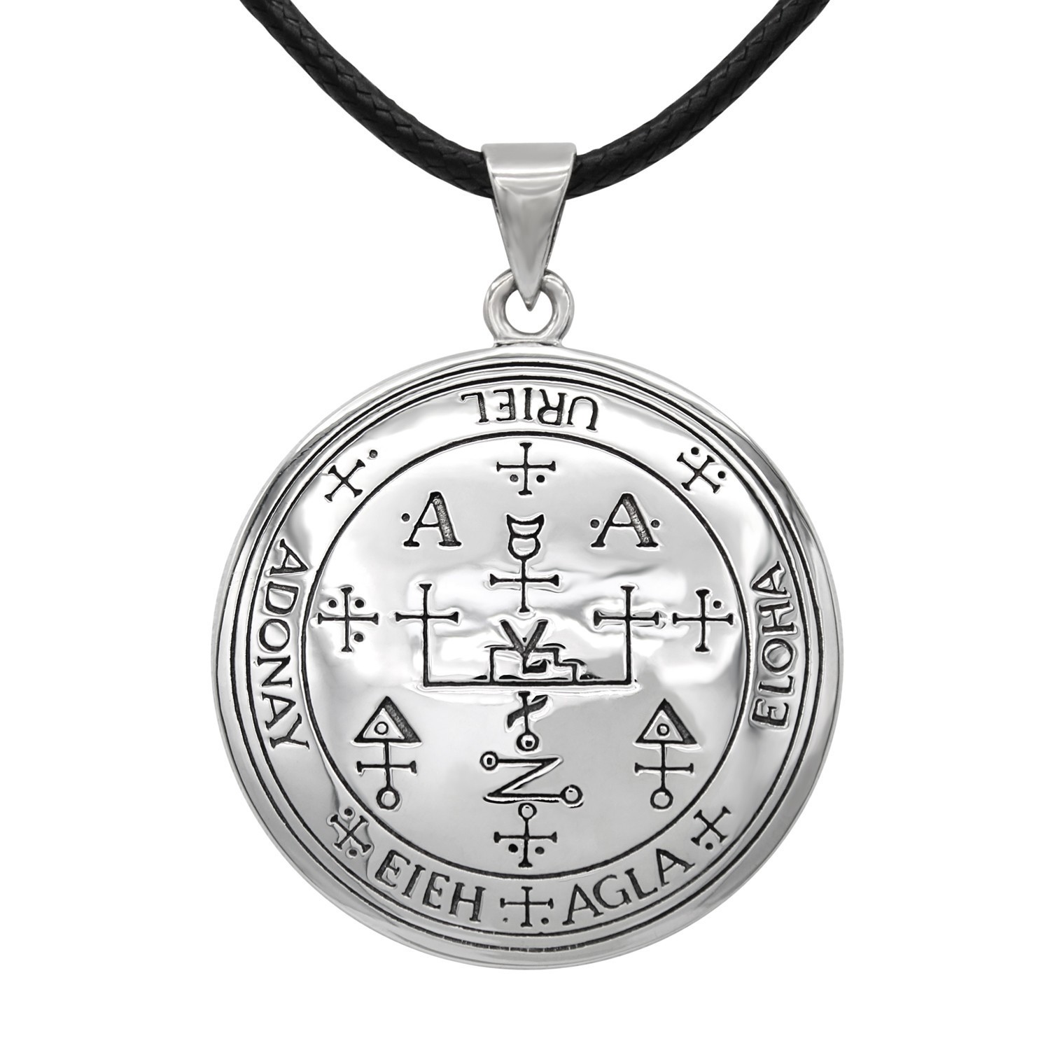 Archangel Uriel Sigil Talisman - .925 Sterling Silver Amulet Angel Jewelry