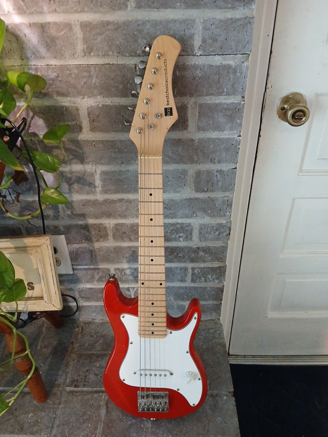 Burswood E1ectric  Red guitar