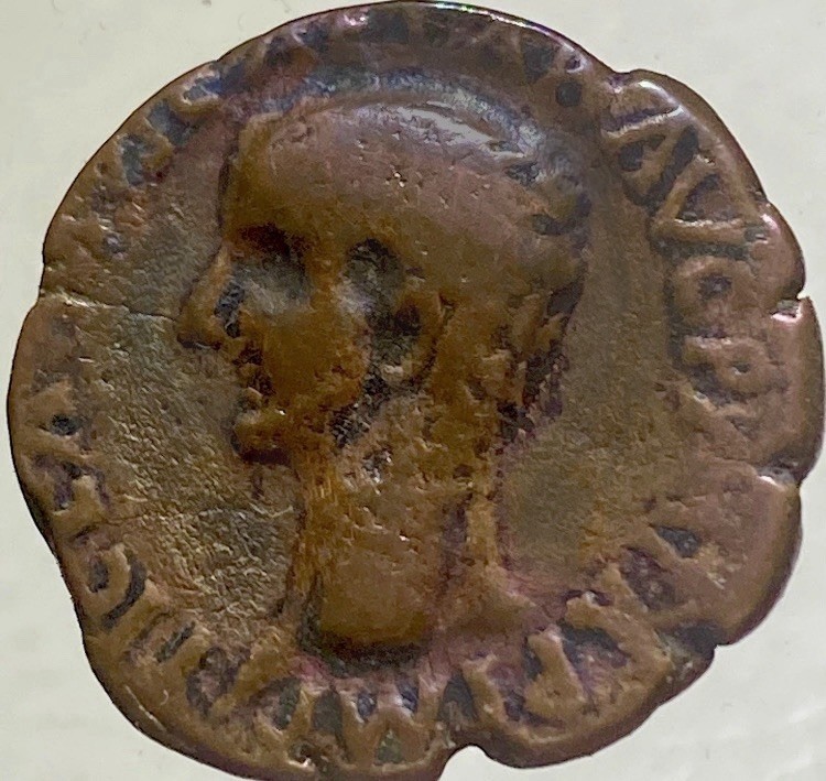 Roman Emperor Claudius I 41-54AD Minerva Genuine Ancient Coin Rome Mint Scarce
