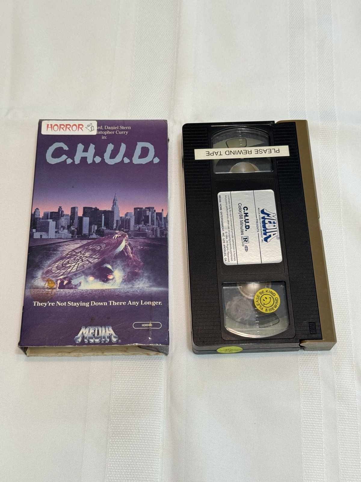 CHUD VHS Tape Rare Media Home Entertainment C.H.U.D. Vintage Horror Movie