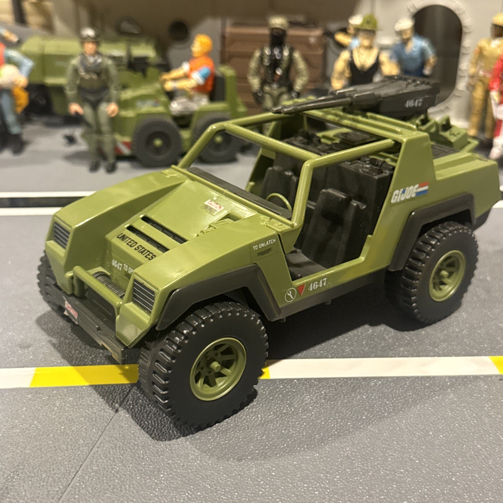 Vintage 1982 Hasbro GI Joe ARAH VAMP Complete Original Attack Vehicle Jeep Vintage 1982 Hasbro GI Joe ARAH VAMP Complete Original Attack Vehicle Jeep