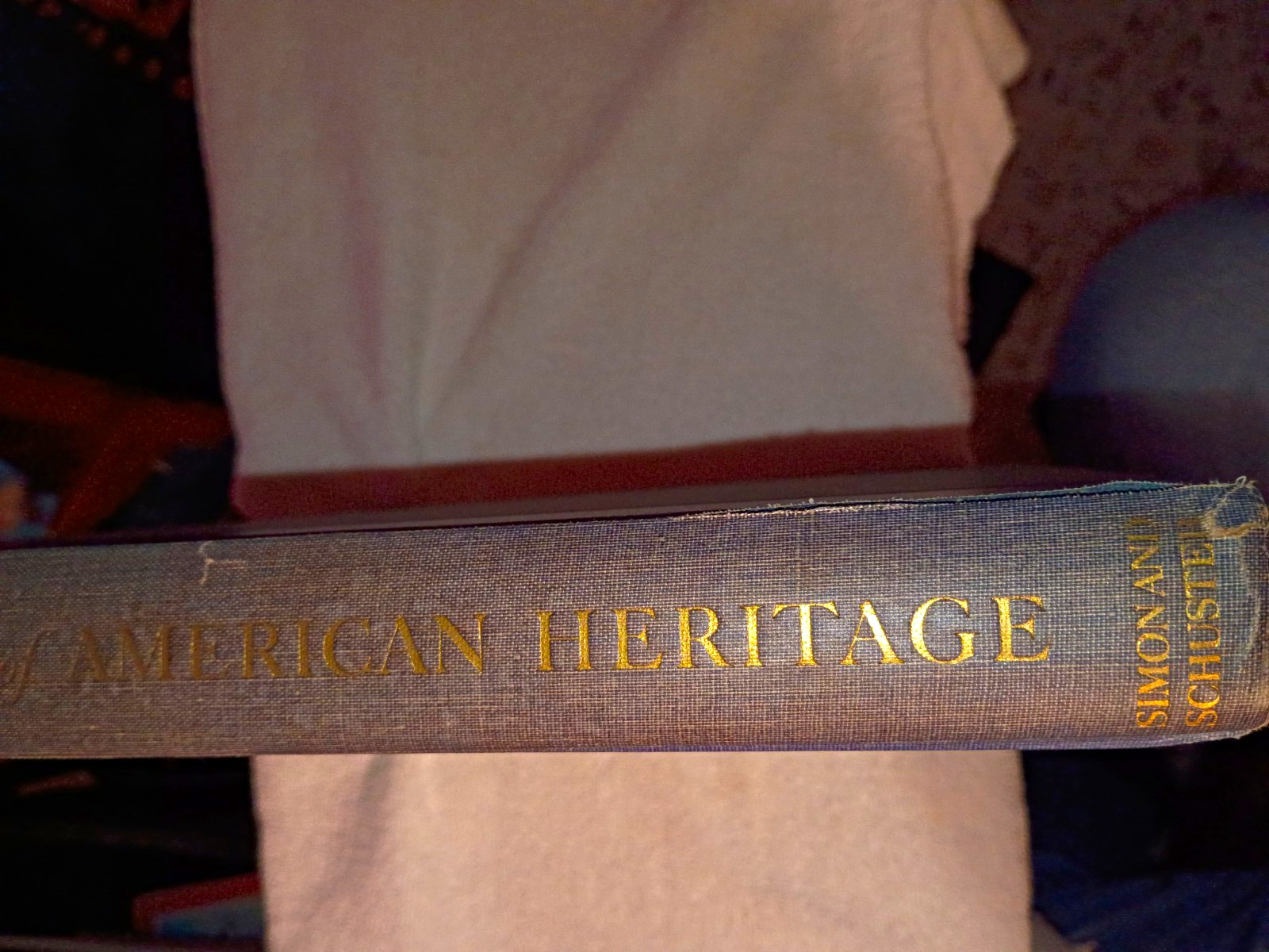 Simon & Schuster A Treasury of American Heritage Illustrated Hardcover 1954