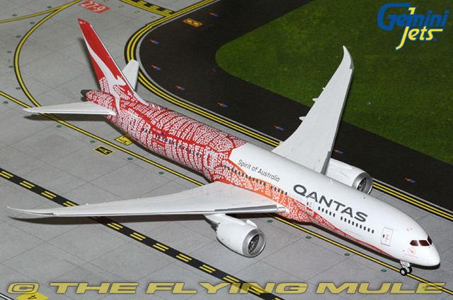 GeminiJets 1:200 787-9 Dreamliner Qantas Airways Yam Dreaming