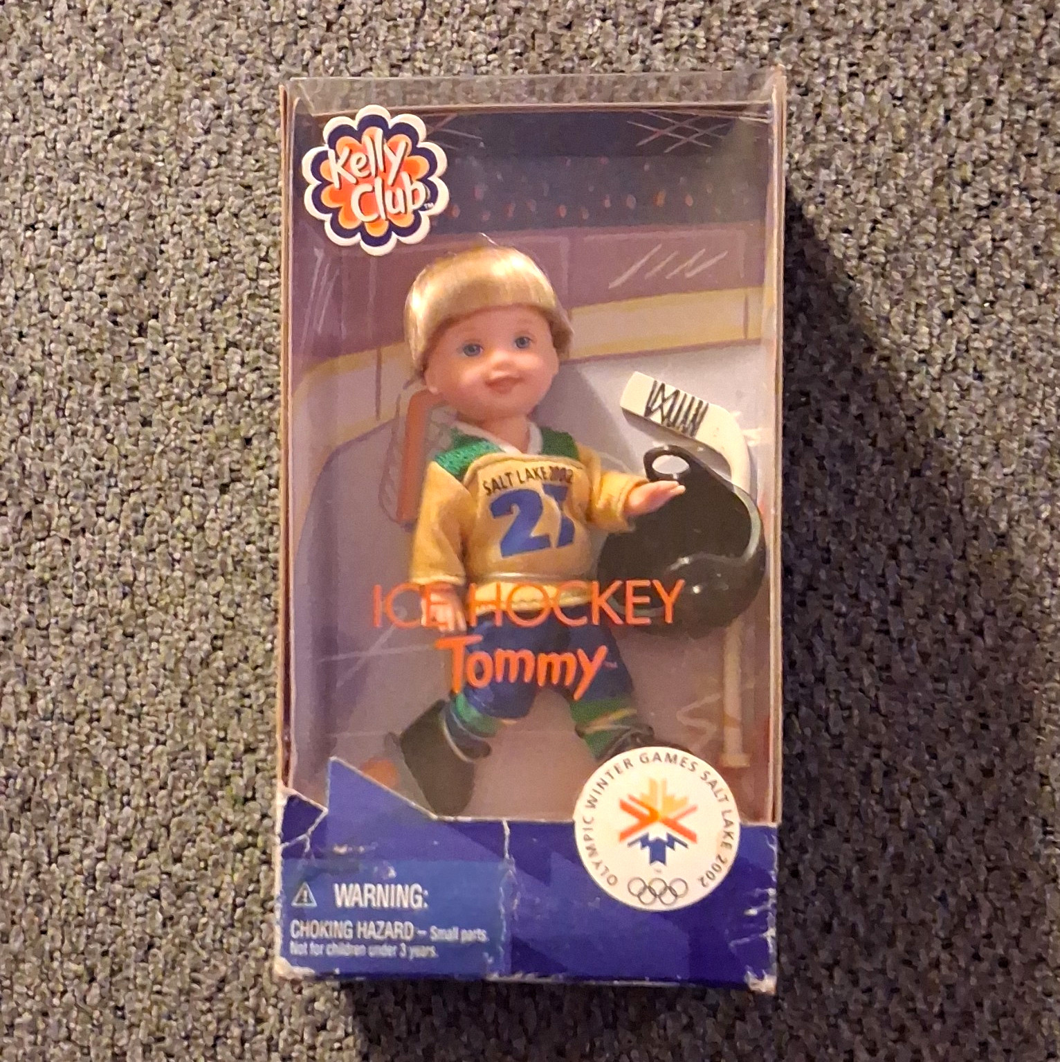 Mattel Kelly Club Tommy Ice Hockey Doll Figure Salt Lake 2002 MPN S8996