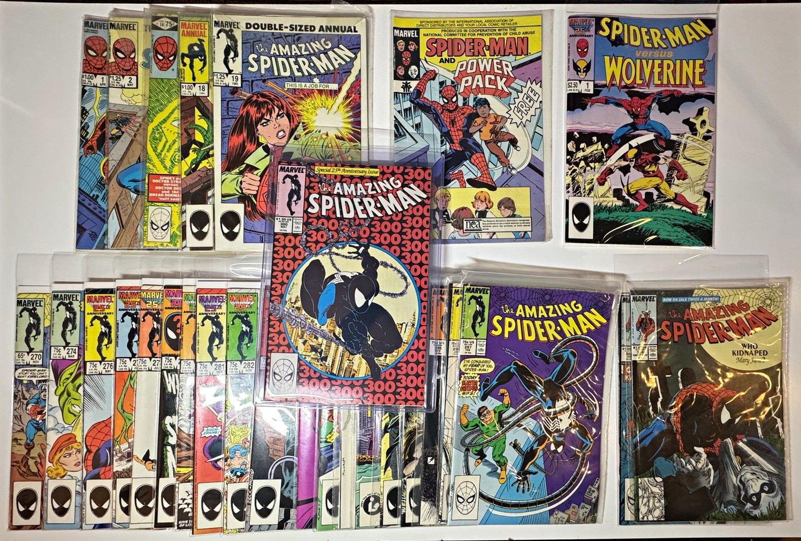 Marvel The Amazing Spider-Man Collection W/ COVETED #300 Marvel The Amazing Spider-Man Collection W/ COVETED #300