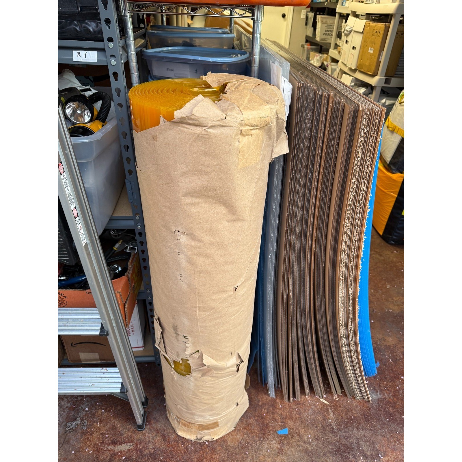 30 Mil Yellow Clear PVC Vinyl Film Roll 48\