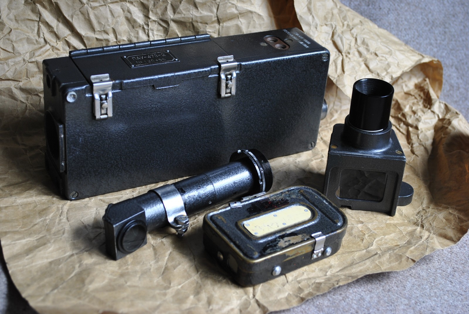 Vintage PAU 473-2 Aircraft Film Control Device Photo-Movie Gun USSR