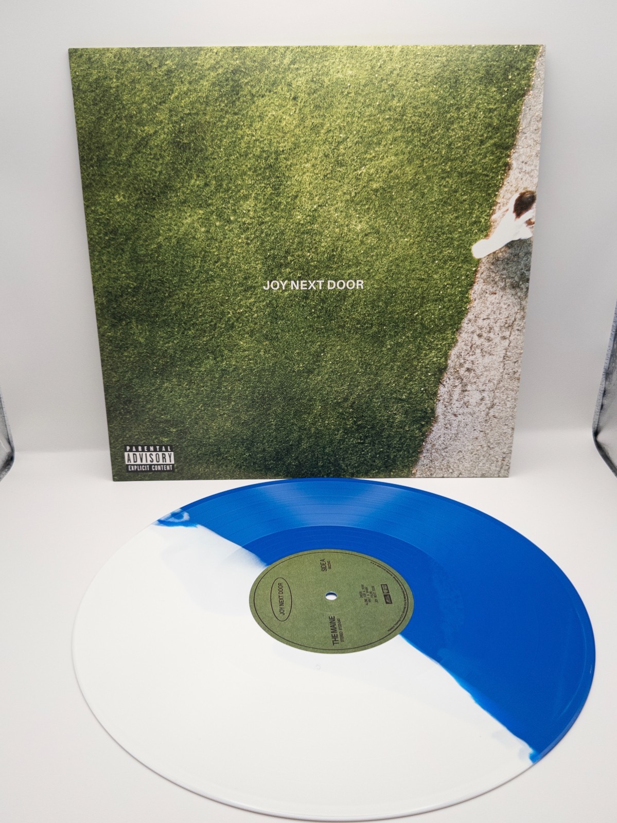 THE MAINE Joy Next Door Fans First Blue White Half & Half Vinyl LP /300 In Hand