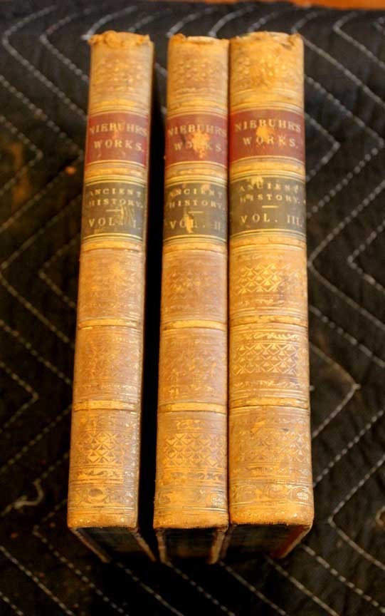 1852 3 Vols Lectures Ancient History From Earliest Times to Taking of Alexandria