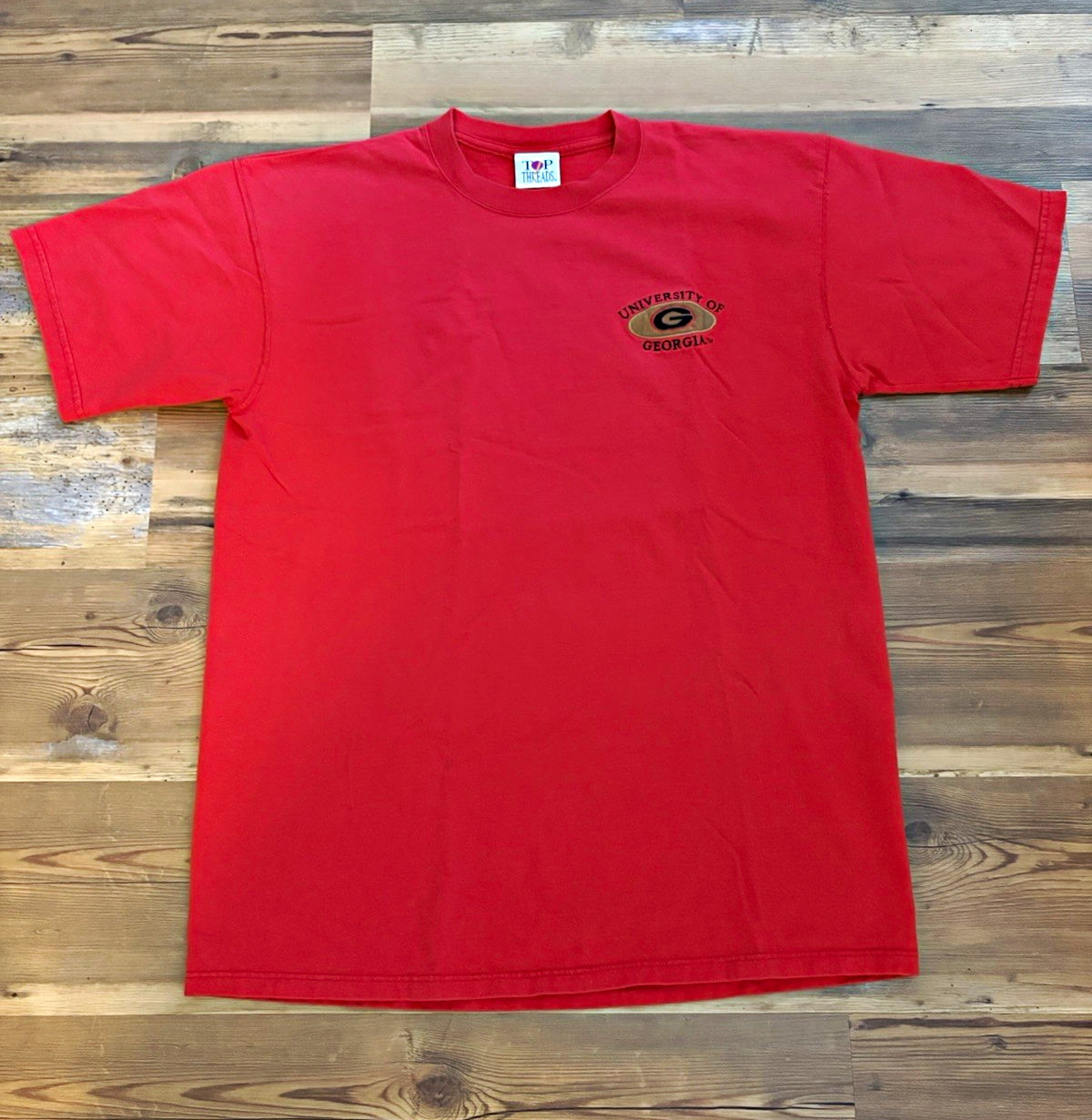 Vintage 90’s University of Georgia Bulldogs Top Threads T-Shirt (Size Large) Vintage 90’s University of Georgia Bulldogs Top Threads T-Shirt (Size Large)