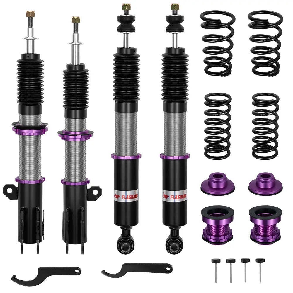 32Way Damping Adjustable Coilovers Kit For 2016-2019 Toyota Yaris / Yaris R 1.5L 32Way Damping Adjustable Coilovers Kit For 2016-2019 Toyota Yaris / Yaris R 1.5L