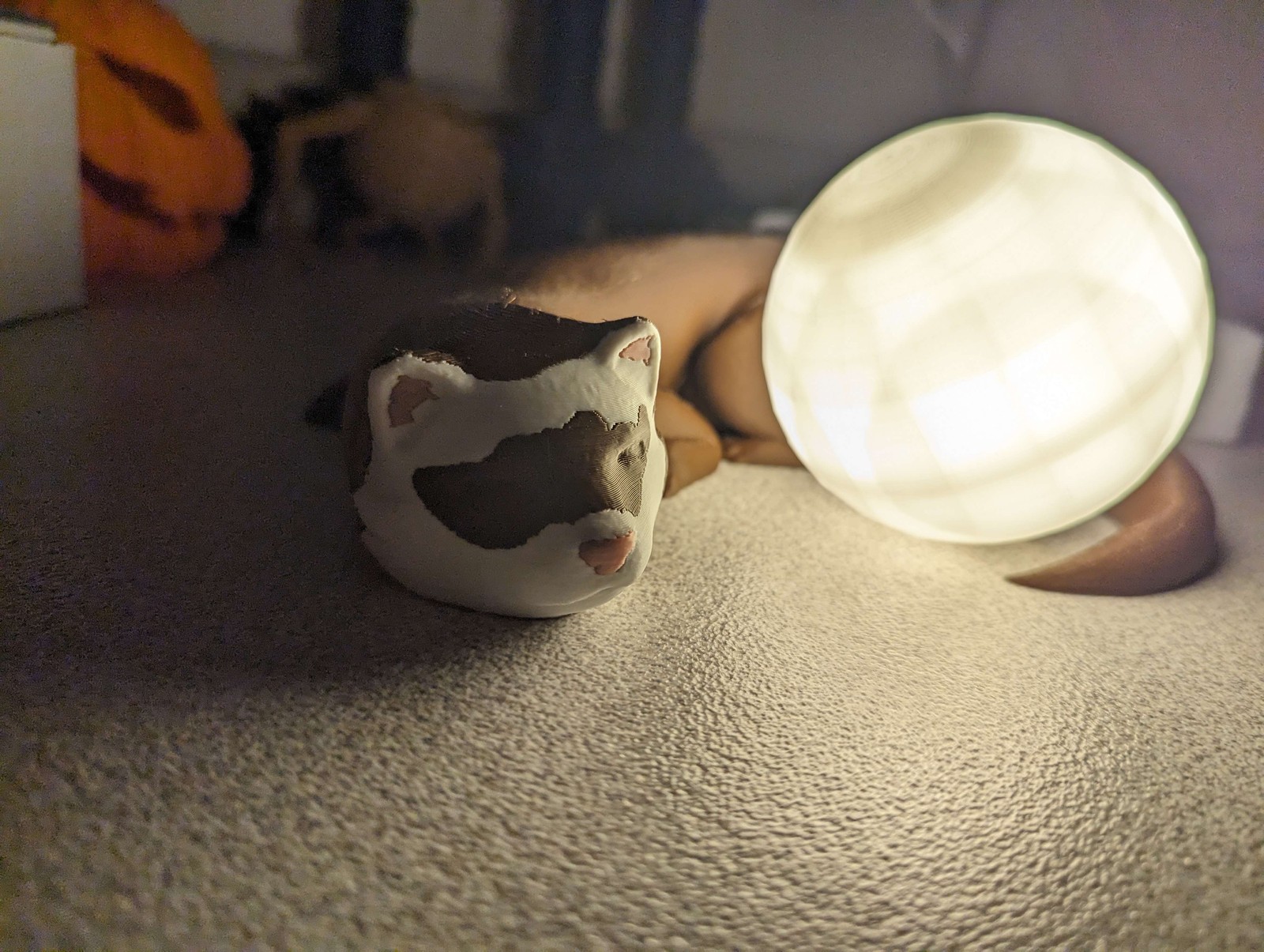 Ferret Sleeping Lamp, Nightlight, Desk Decor