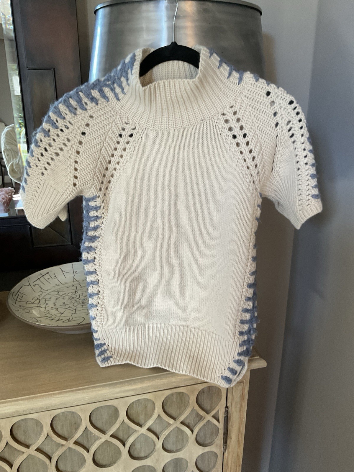 ERMANNO SCERVINO Cableknit Sweater NWOT  Size 38