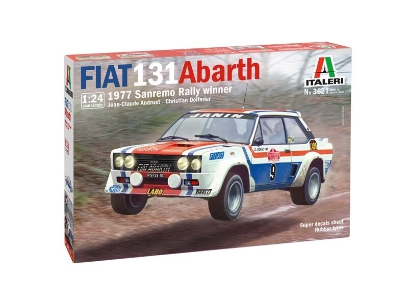 Italeri - Fiat 131 Abarth, 1/24, 3621