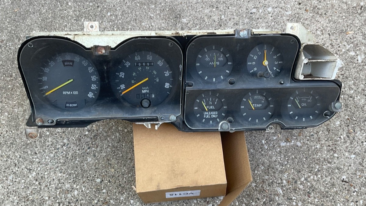 1977 1978 1979 Ranchero GT LTD II Thunderbird Cougar Tach Gauge Cluster  OEM