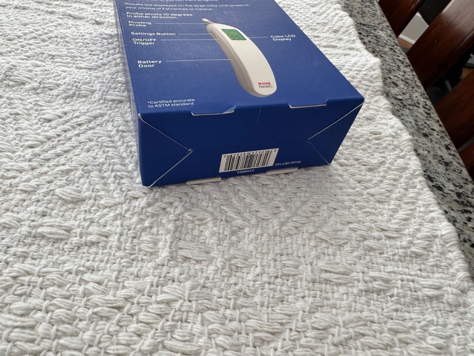 CVS Health Digital Ear Thermometer Infrared Model DET-103 NIB new in box CVS Health Digital Ear Thermometer Infrared Model DET-103 NIB new in box