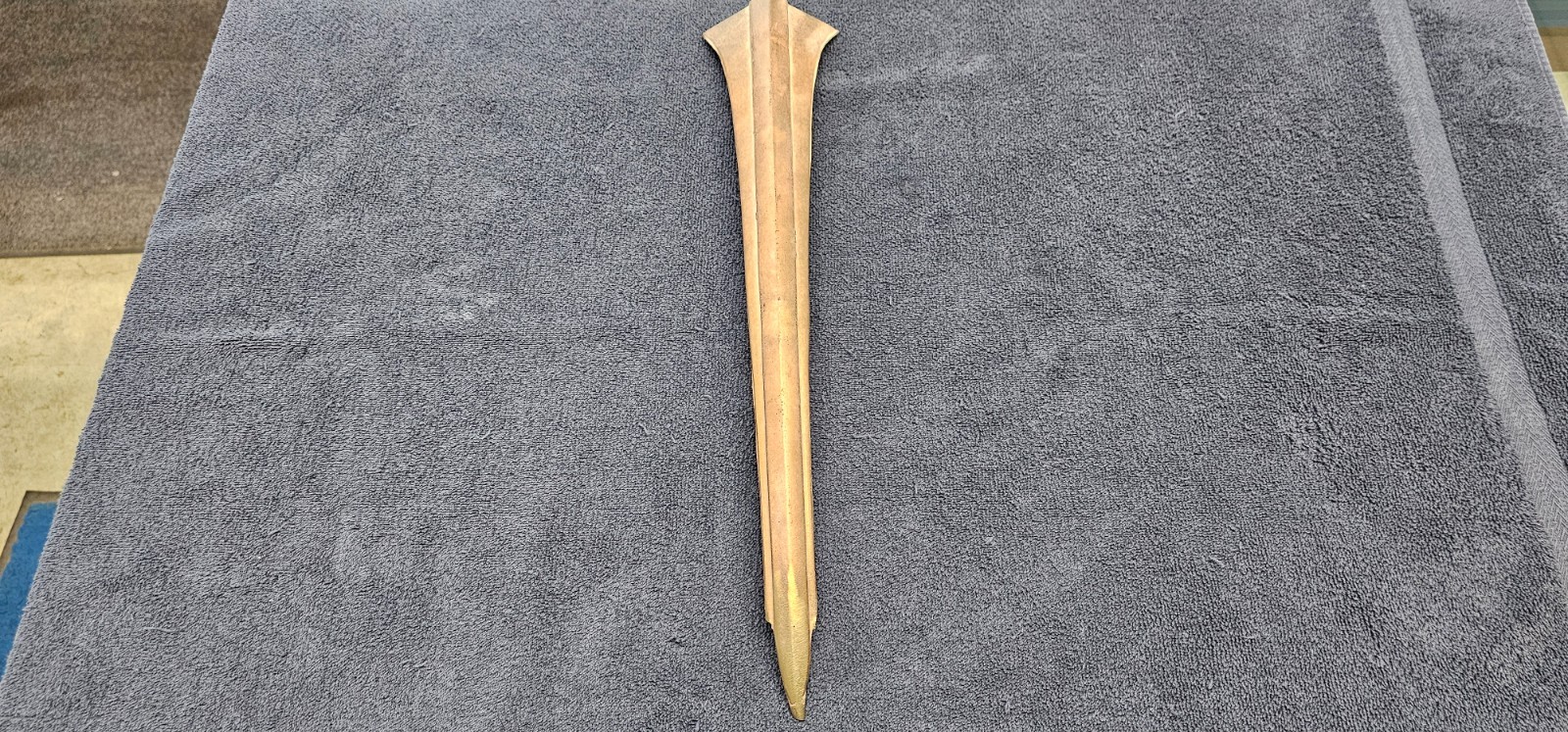 1940 MERCURY GRILLE CENTER STRIP. New Brass Casting.