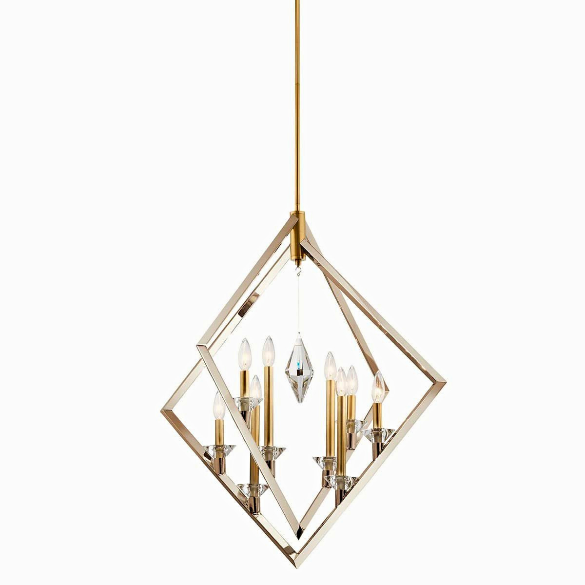 Kichler 8 Light, 60 Watt, Candelabra 43052PN Polished Nickel