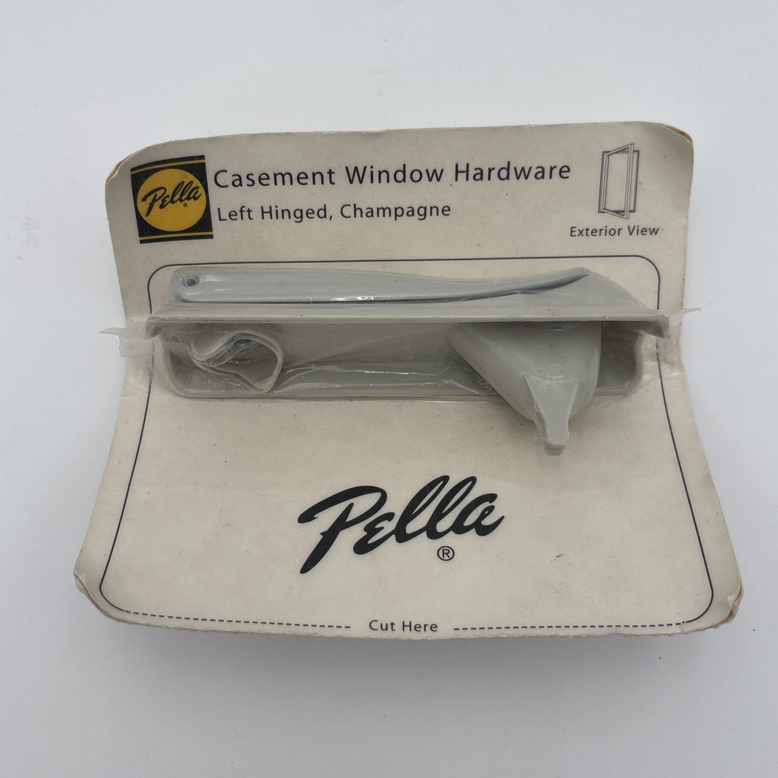NIB 2005 Pella Casement Window Hardware Left Hinged Champagne NIB 2005 Pella Casement Window Hardware Left Hinged Champagne