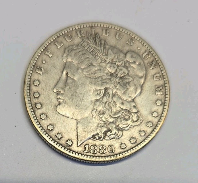 1880 O Morgan Dollar VF Silver New Orleans Mint 1880 O Morgan Dollar VF Silver New Orleans Mint