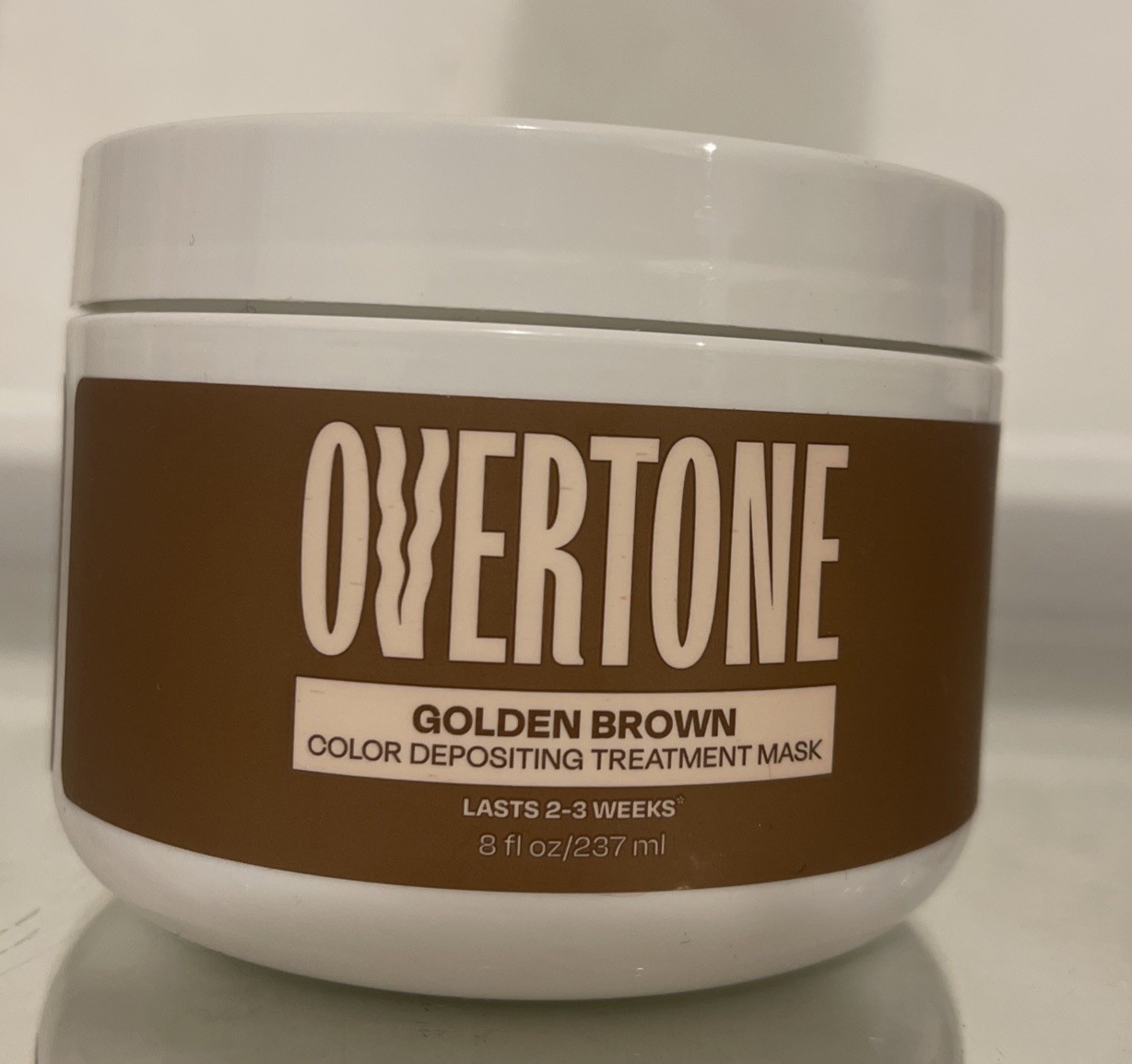 overtone golden brown Color Depositing Treatment Mask 8 oz overtone golden brown Color Depositing Treatment Mask 8 oz