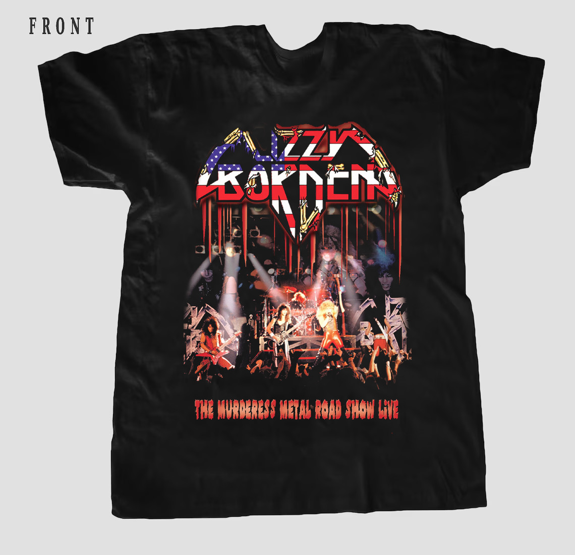 LIZZY BORDEN BAND Gift For Fans S to 5XL Unisex T-shirt MD397 LIZZY BORDEN BAND Gift For Fans S to 5XL Unisex T-shirt MD397
