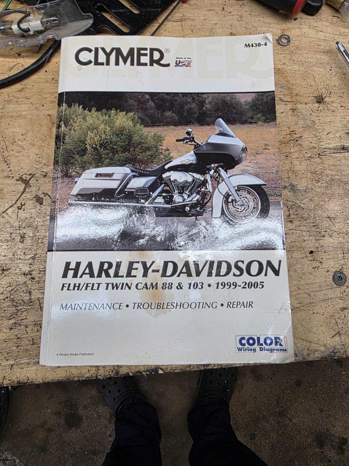 2005 Clymer Harley Davidson Road King Motorcycle Service Repair Manual M430-4