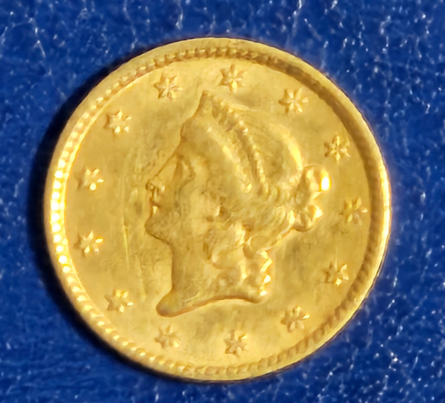 1853 $1 LIBERTY GOLD DOLLAR 1853 $1 LIBERTY GOLD DOLLAR