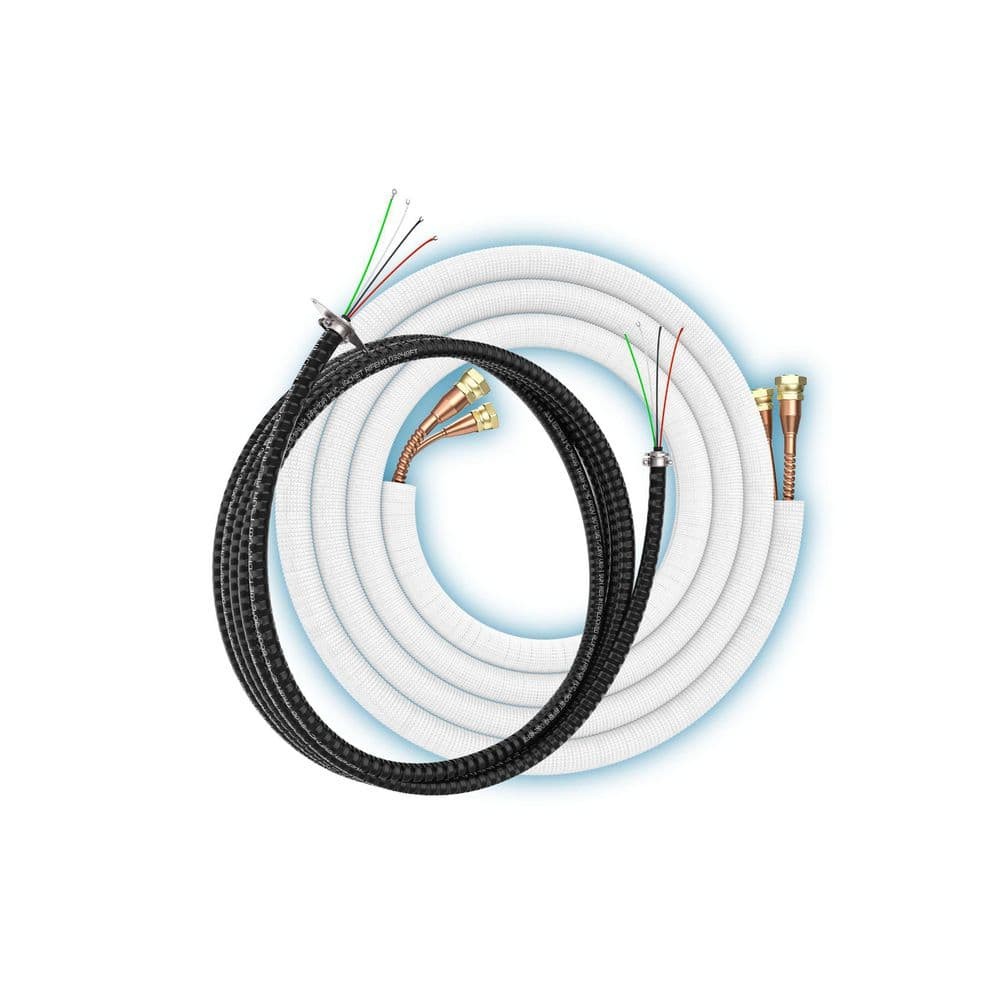 MRCOOL 35 ft. Pre-Charged 1/4 in. x 3/8 in. QuickConnect Line Set w/ DIY Cable