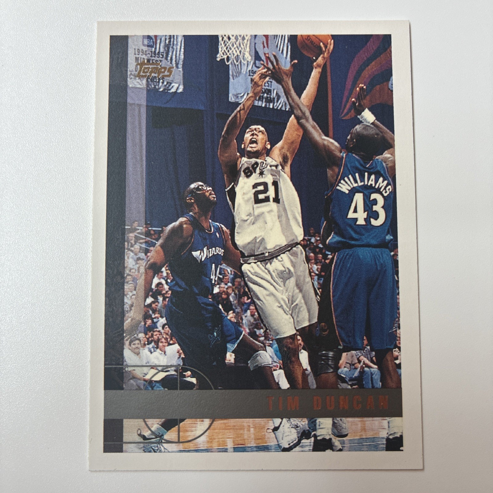 1997 TOPPS #115 TIM DUNCAN 1997 TOPPS #115 TIM DUNCAN