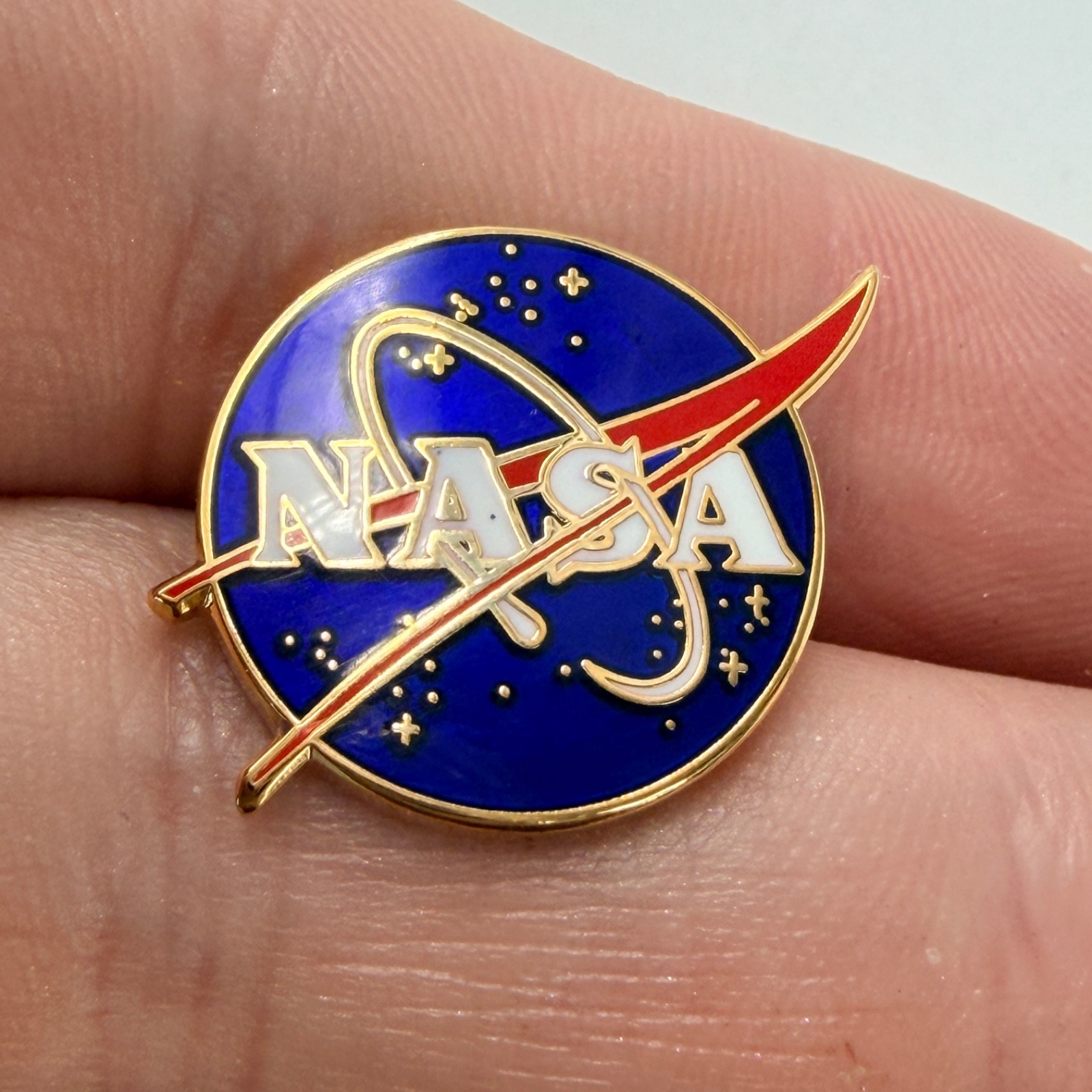 NASA Classic Meatball Logo Lapel Pin Enamel Space Program Insignia Crew Hat Tack NASA Classic Meatball Logo Lapel Pin Enamel Space Program Insignia Crew Hat Tack
