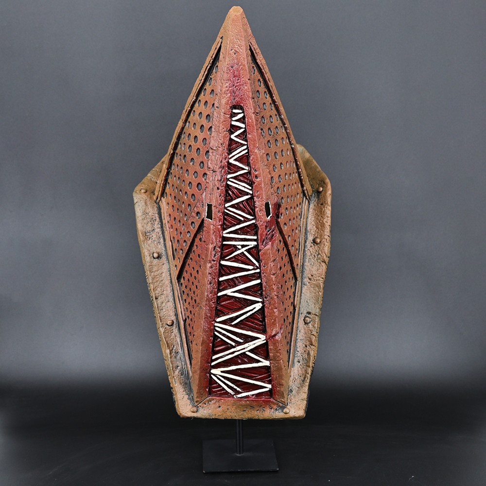 Cosplay Red Pyramid Head Thing Helmets Halloween Devil Monster Masks Props