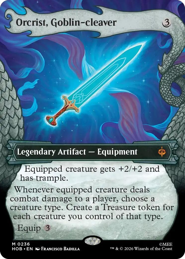 MTG HOB M Orcrist, Goblin-cleaver (Showcase) #236 NM MTG HOB M Orcrist, Goblin-cleaver (Showcase) #236 NM