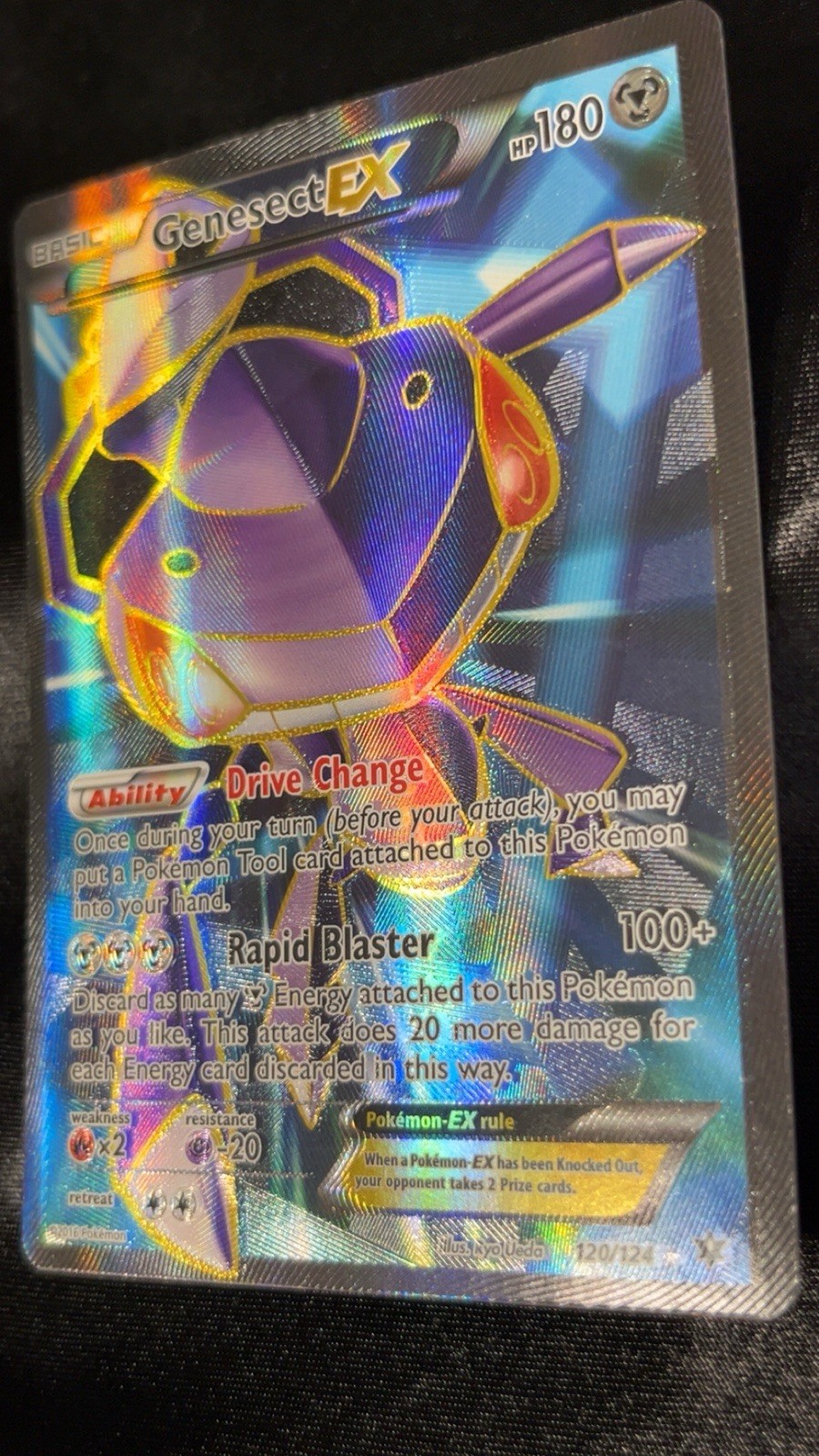 Genesect EX (Full Art) 120/124 Fates Collide Holo Genesect EX (Full Art) 120/124 Fates Collide Holo