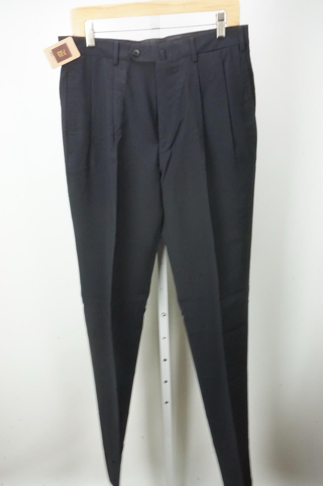 Incotex Dark Blue 100% Wool Mens Dress Pants Sz 48 EU BRAND NEW