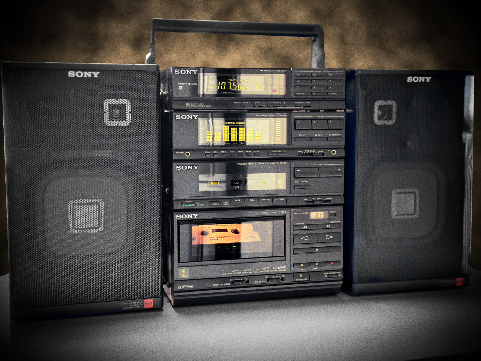SONY FH-909R SILVER 🌈RaRe🌈 Flagship Vintage Stereo Cassette HiFi System