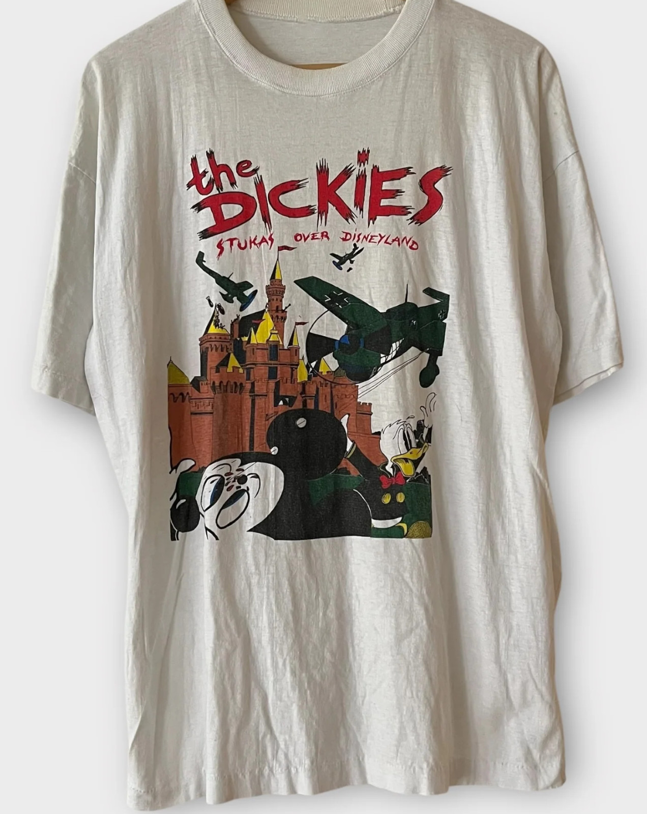 Vtg 1980s The Dickies Stukas Over Disneyland T-shirt TU181 Vtg 1980s The Dickies Stukas Over Disneyland T-shirt TU181