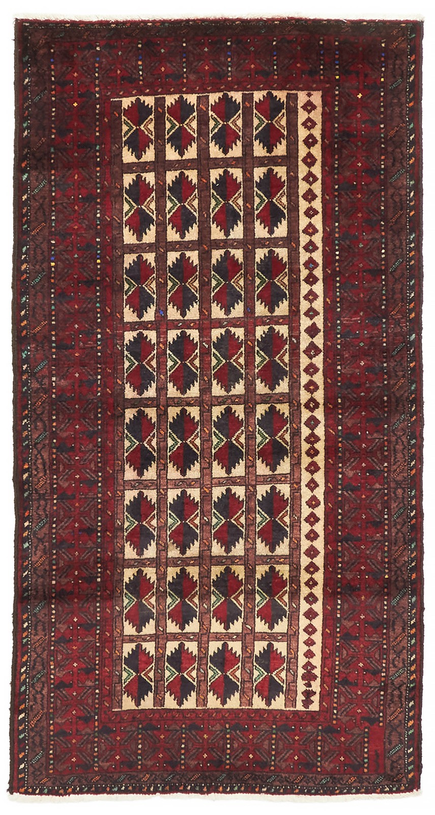 Traditional Vintage Hand-Knotted Area Rug 2\'7\