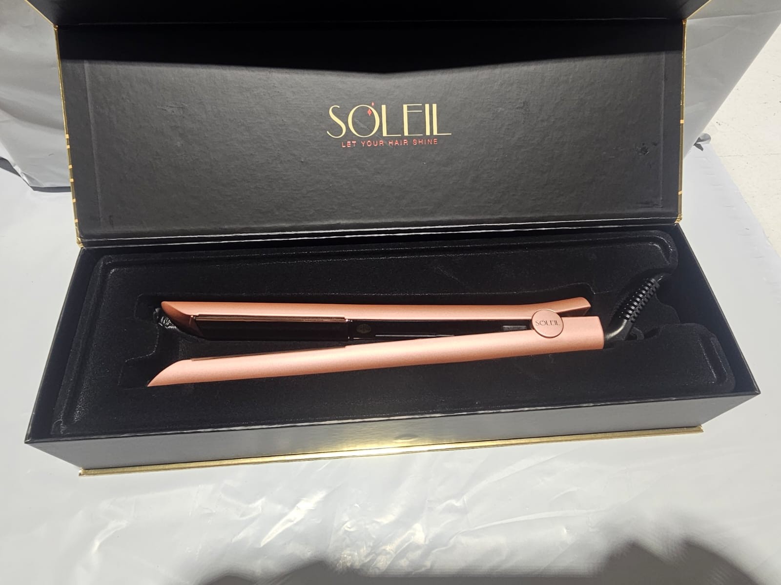 Soleil Flat Iron IR+ Rose Gold New Soleil Flat Iron IR+ Rose Gold New