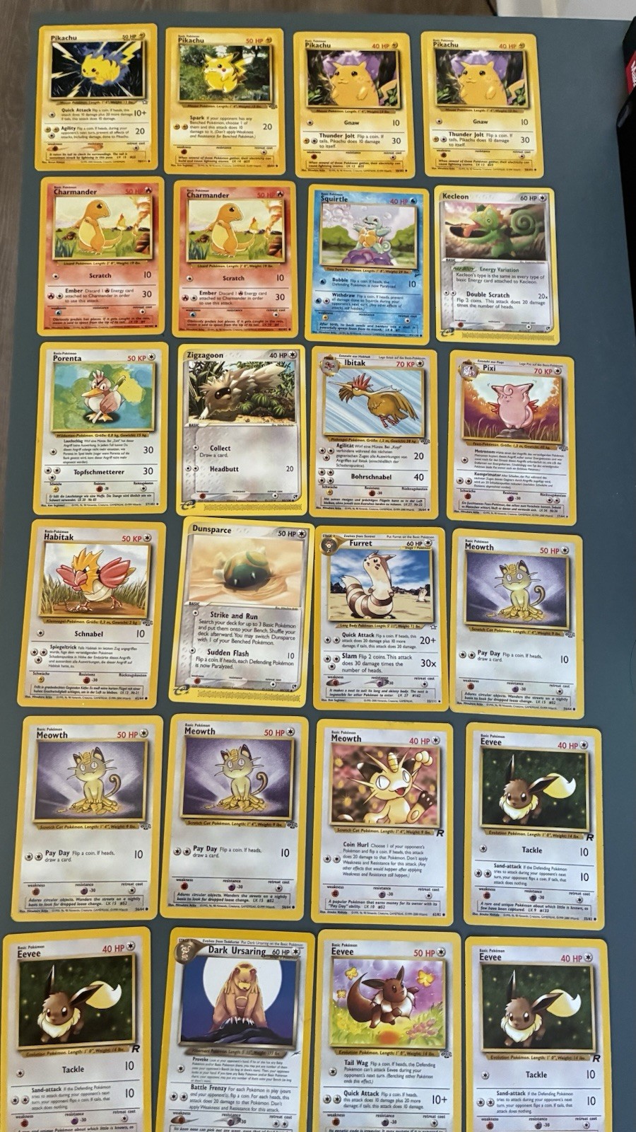 Vintage Pokemon Card Lot WOTC 1999-2002 Neo Gym Rocket Jungle Holo Pikachu