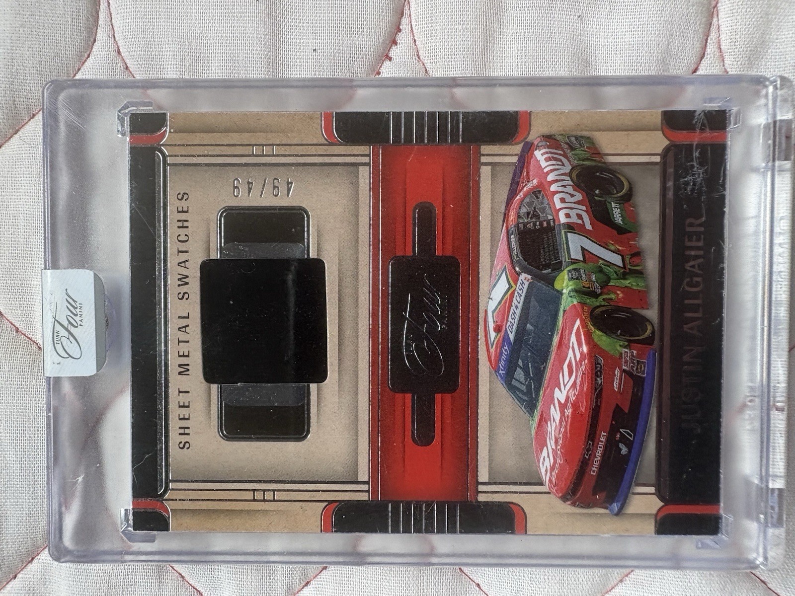 2025 Panini Turn Four - Sheet Metal Justin Allgaier 49/49 “Scratch On Case Only” 2025 Panini Turn Four - Sheet Metal Justin Allgaier 49/49 “Scratch On Case Only”
