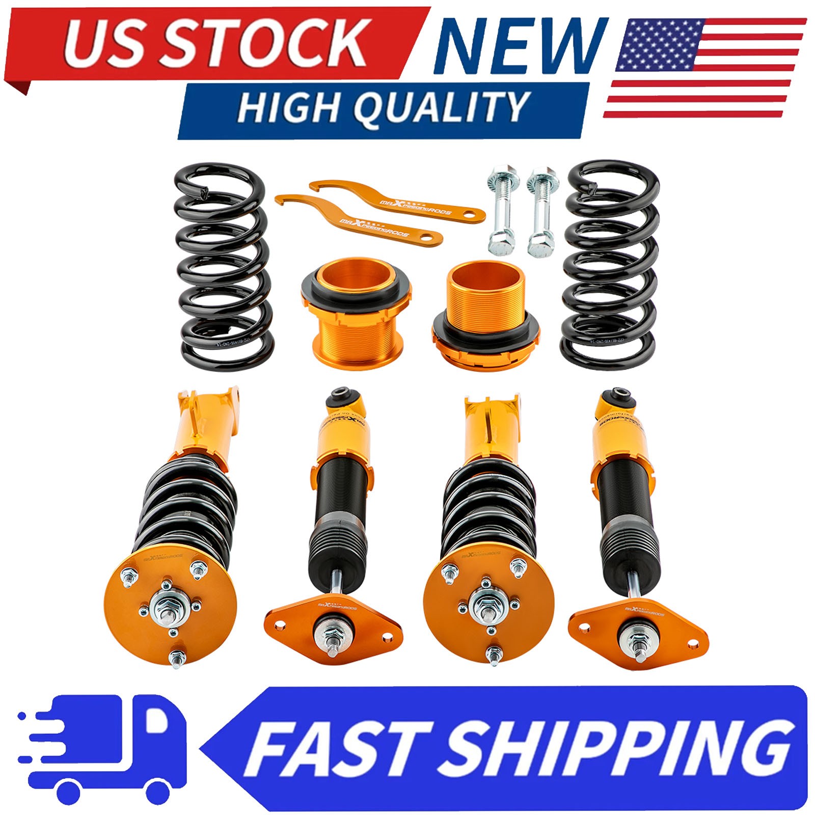 MaXpeedingrods Street Coilovers Suspension For Dodge Charger 05-2010 RWD