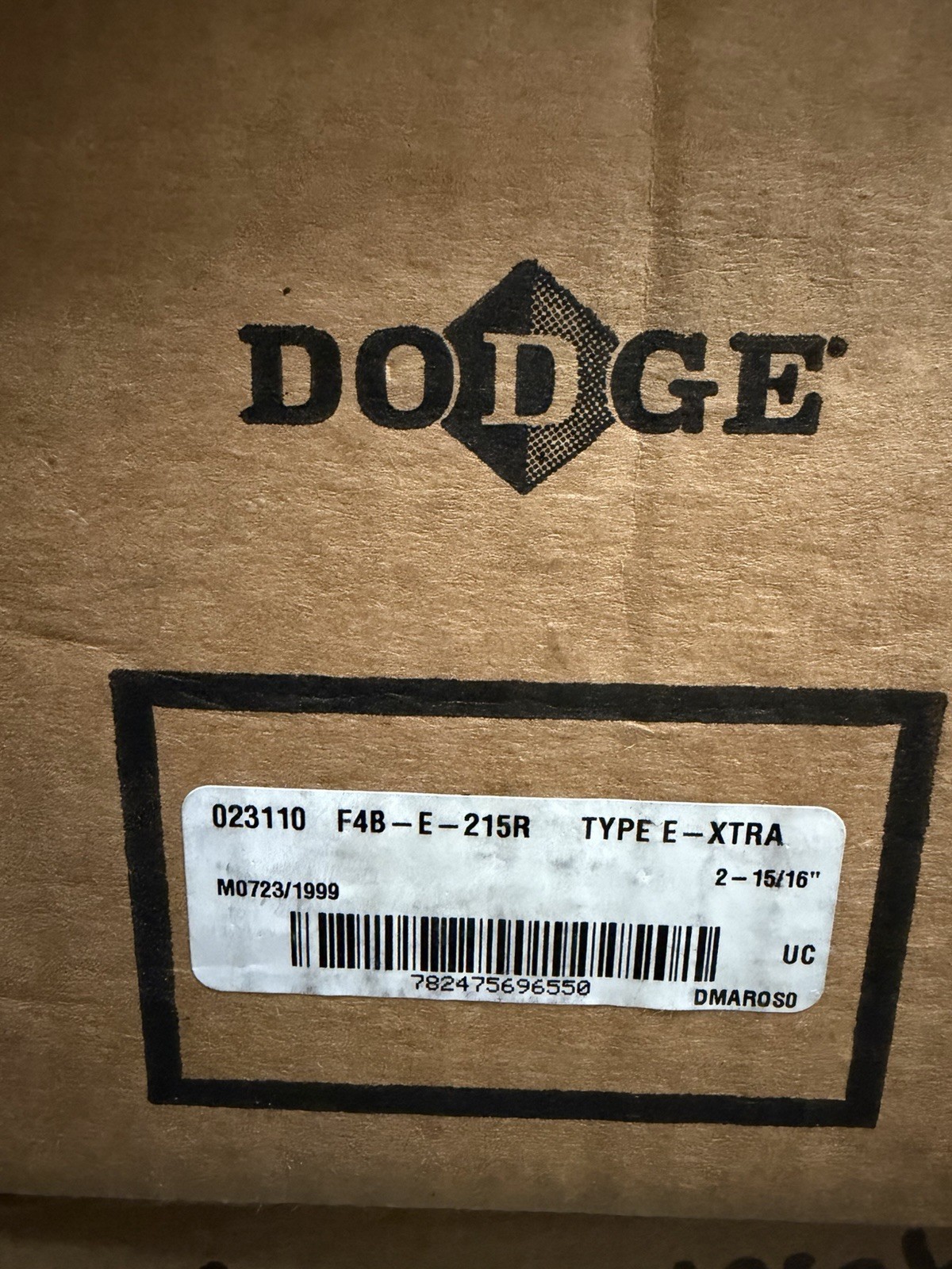 NEW IN BOX DODGE 4-Bolt Flange Mount 2-15/16'' Bore F4B-E-215R TYPE E-XTRA
